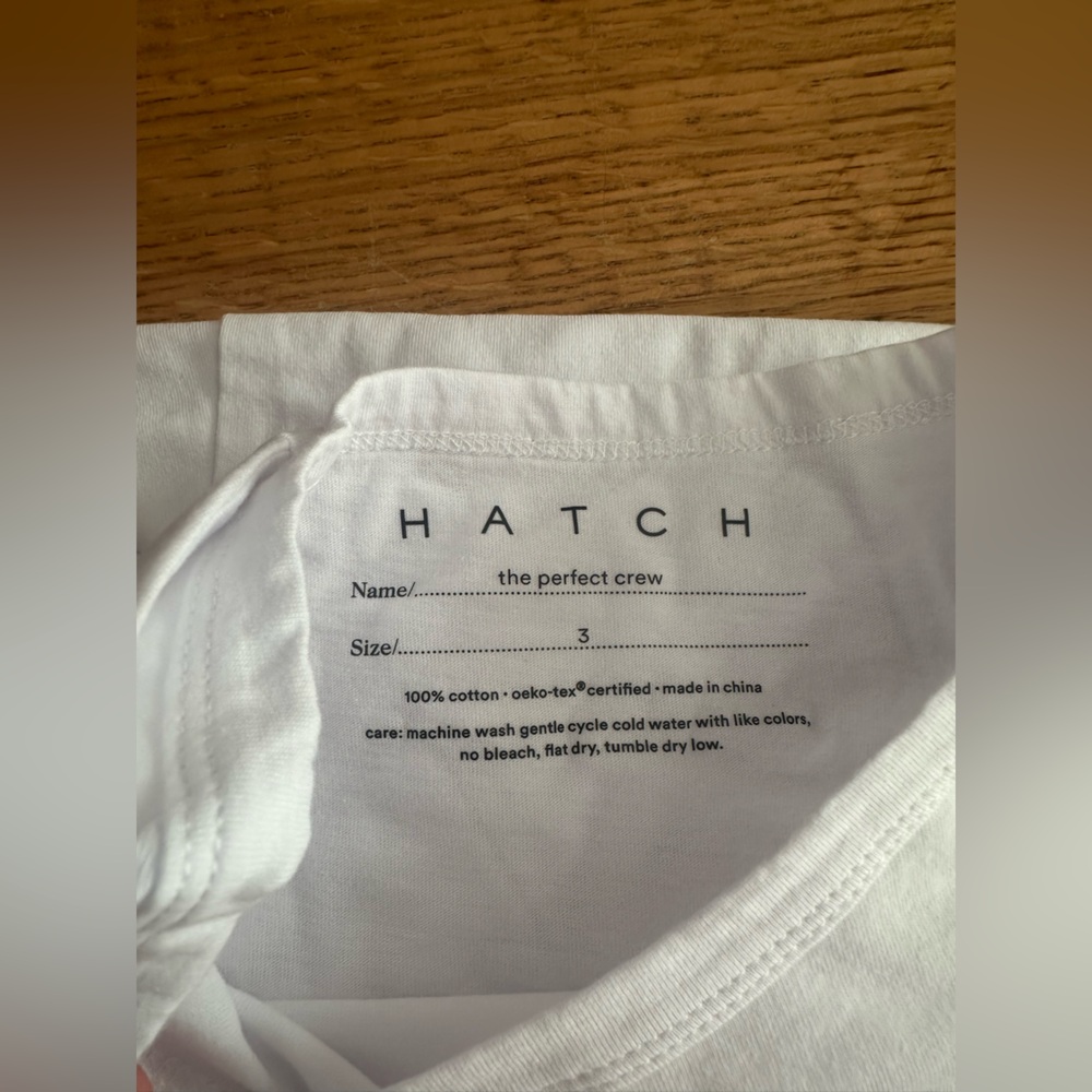 Hatch NIP (3 pack) Perfect Crew Tees Sz 3= 10/12 - Picture 10 of 13